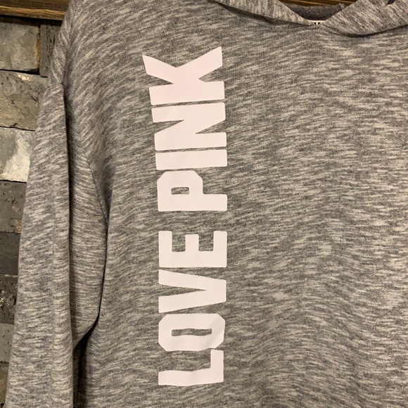 PINK gray hoodie - Picture 4 of 4